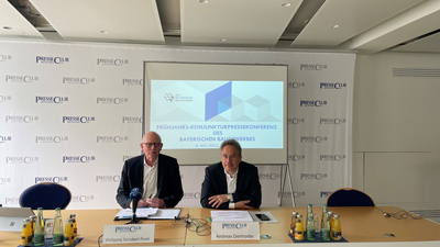 Wolfgang Schubert-Raab und Andreas Demharter bei der Pressemitteilung Wolfgang Schubert-Raab und Andreas Demharter bei der Pressemitteilung
