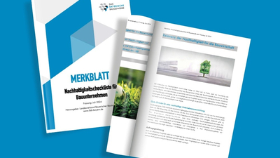 Merkblatt Nachhaltigkeit Checkliste Merkblatt Nachhaltigkeit Checkliste
